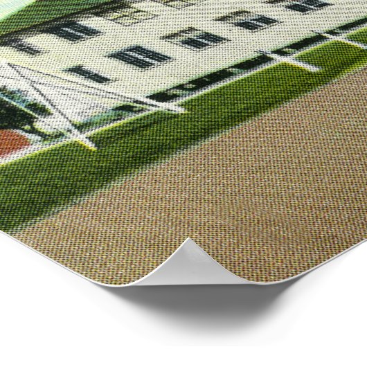 Sampson Air Force Base-gebouw Poster (Hoek)