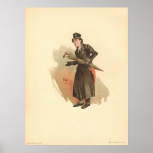 Sampson Brass, kyd, Dickens The Old Curiosity Shop Poster