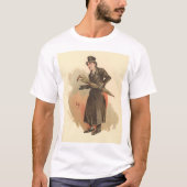 Sampson Brass, kyd, Dickens The Old Curiosity Shop T-shirt (Voorkant)