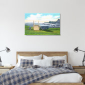 Sampson luchtmachtbasis canvas afdruk (Insitu (Slaapkamer))