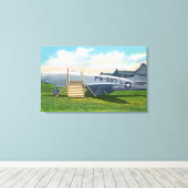Sampson luchtmachtbasis canvas afdruk (Insitu (Houten vloer))