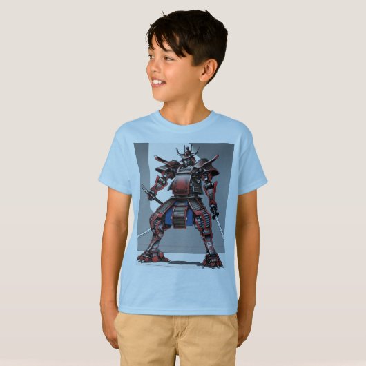Samrai Jack Robot T-shirt (Voorkant volledig)