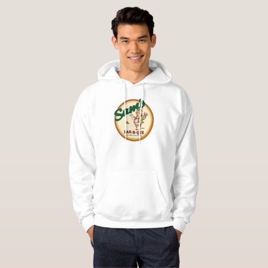 Sam's BBQ Hoodie (w/Brew Pig) (Voorkant volledig)