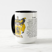 Sams Family Coat of Arms Mok (Voorkant links)