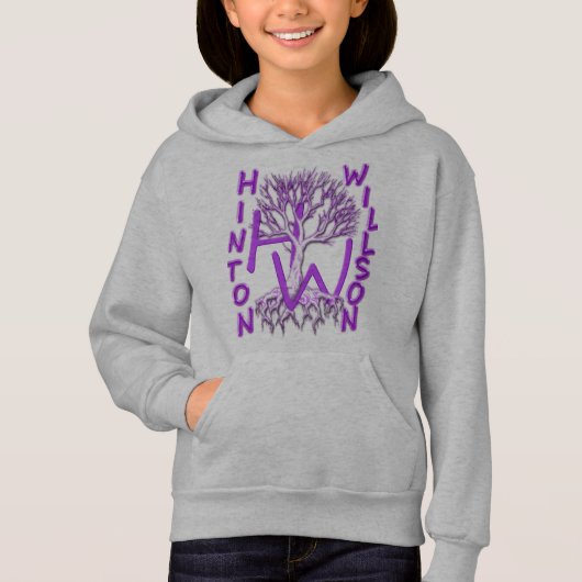 Sam's speciale Paarse Hoodie (Voorkant)