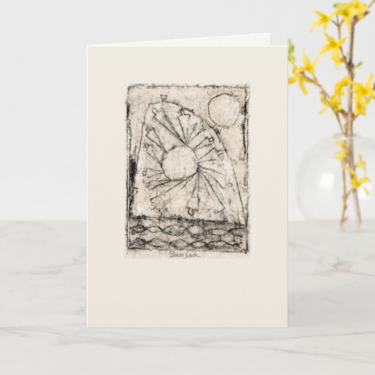 Samsara Kaart (Gele Bloem)