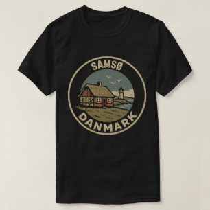 Samsø, Denemarken Danmark T-shirt