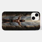Samson Breaking the Philistine Pillars iPhone Case (Achterkant (horizontaal))