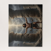 Samson Breaking the Philistine Pillars Puzzle  Legpuzzel (Verticaal)