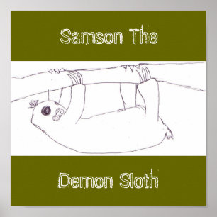 samson de demon sloth poster