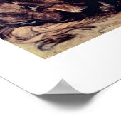 Samson en de leeuw van Francesco Hayez Poster (Hoek)