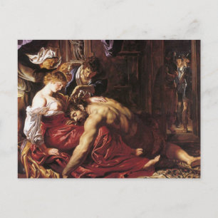 Samson en Delila door Peter Paul Rubens Ansichtkaa Briefkaart