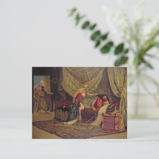 Samson en Delilah 2 Briefkaart (Staand voorkant)