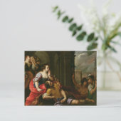 Samson en Delilah Briefkaart (Staand voorkant)