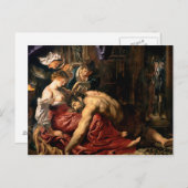 Samson en Delilah, c.1609 Briefkaart (Voorkant / Achterkant)