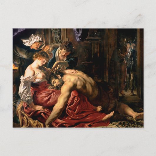 Samson en Delilah, c.1609 Briefkaart (Voorkant)
