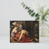 Samson en Delilah, c.1609 Briefkaart (Staand voorkant)