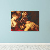 Samson en Delilah, c.1609 Canvas Afdruk (Insitu (Houten vloer))