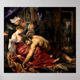 Samson en Delilah, c.1609 Poster