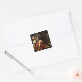 Samson en Delilah, c.1609 Vierkante Sticker (Envelop)