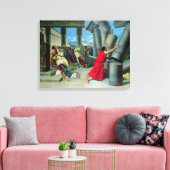 Samson en Delilah Canvas Afdruk (Insitu (Woonkamer))