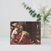 Samson en Delilah door Peter Paul Rubens Briefkaar Briefkaart (Staand voorkant)