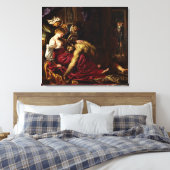 Samson en Delilah door Peter Paul Rubens Canvas Afdruk (Insitu (Slaapkamer))