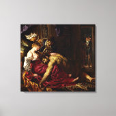 Samson en Delilah door Peter Paul Rubens Canvas Afdruk (Voorkant)