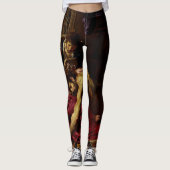 Samson en Delilah door Peter Paul Rubens Leggings (Voorkant)