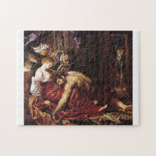 Samson en Delilah door Peter Paul Rubens Legpuzzel