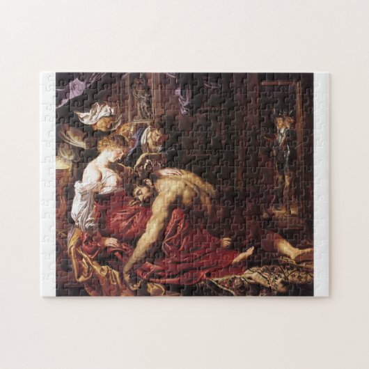 Samson en Delilah door Peter Paul Rubens Legpuzzel (Horizontaal)