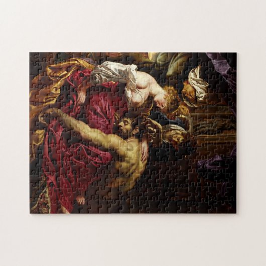 Samson en Delilah door Peter Paul Rubens Legpuzzel (Horizontaal)