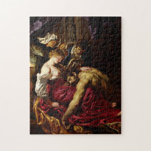Samson en Delilah door Peter Paul Rubens Legpuzzel