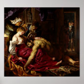 Samson en Delilah door Peter Paul Rubens Poster (Voorkant)