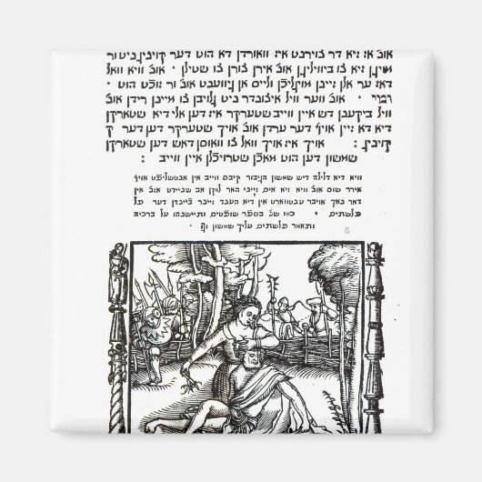 Samson en Delilah Magneet (Voorkant)