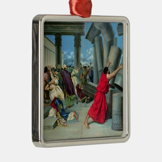 Samson en Delilah Metalen Ornament (Rechts)