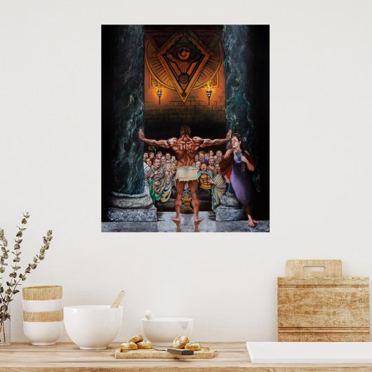 Samson en Delilah Poster (Keuken)