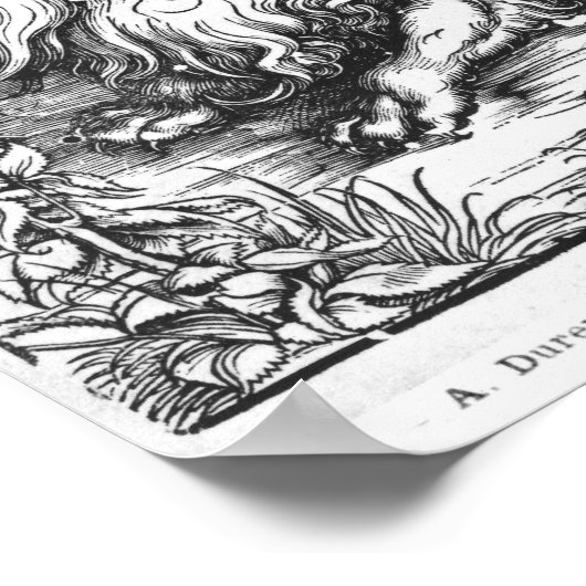 Samson slaying the lion, c.1496-98 poster (Hoek)