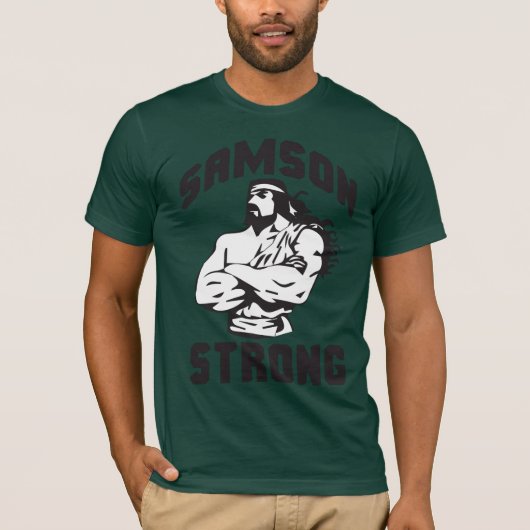 Samson Strong - Bodybuilding T-shirt (Voorkant)