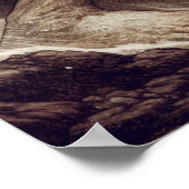 Samson vecht tegen Lion Bible Story Art Poster (Hoek)