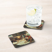 Samson verraden door Delilah (olie op canvas) Drankjes Onderzetter (Rechterzijde)