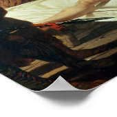 Samson verraden door Delilah (olie op canvas) Poster (Hoek)