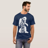 Samsquanch  Vertical Text T-shirt (Voorkant volledig)