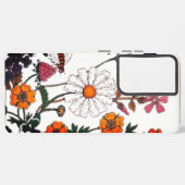 Samsung Galaxy21 Ultra hoesje Flower Design Samsung Galaxy Hoesje (Linkerkant)