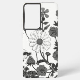 Samsung Galaxy21 Ultra hoesje Flower Design Samsung Galaxy Hoesje