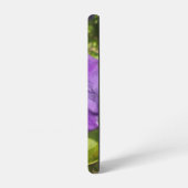 SAMSUNG GALAXY 21 Hoesje PAARSE BLOEMSTIJL ONTWERP (Linkerkant)