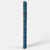 Samsung Galaxy 21 Ultra Tough Hoesje. Bloemontwerp Samsung Galaxy Hoesje (Rechterkant)