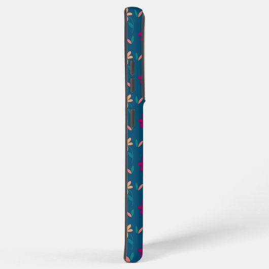 Samsung Galaxy 21 Ultra Tough Hoesje. Bloemontwerp Samsung Galaxy Hoesje (Rechterkant)