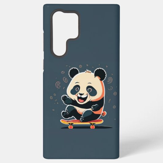 Samsung Galaxy 23 Panda telefoon Hoesje (Achterkant)