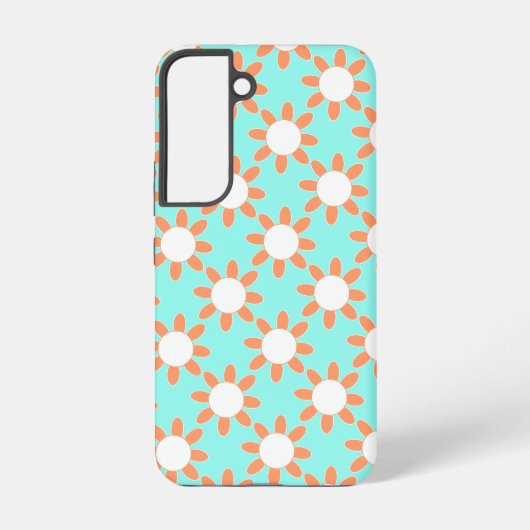 Samsung Galaxy Hoesje met Lentemadeliefjes (Achterkant)
